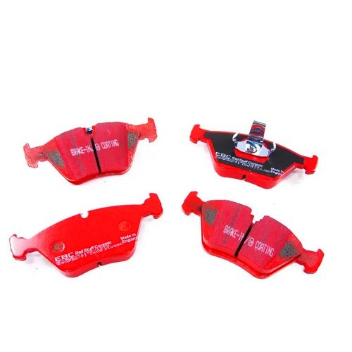  Juego de pastillas de freno delanteras EBC de color rojo para BMW E46 & E39 - BH50403 