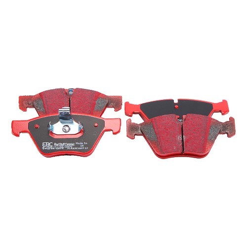  Set di pastiglie dei freni anteriori EBC Rosse per BMW E60/E61 - BH50406 