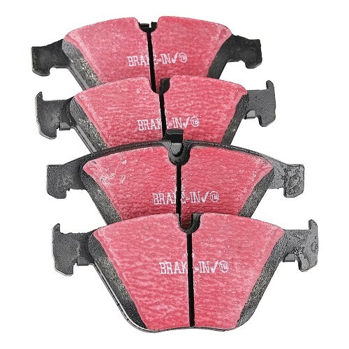  Set of EBC Blackstuff front brake pads for BMW E60/E61 - BH50407 