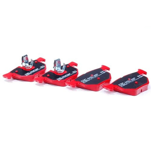 Jeu de plaquettes de frein arrière EBC Rouges pour BMW E60/E61 - BH50415