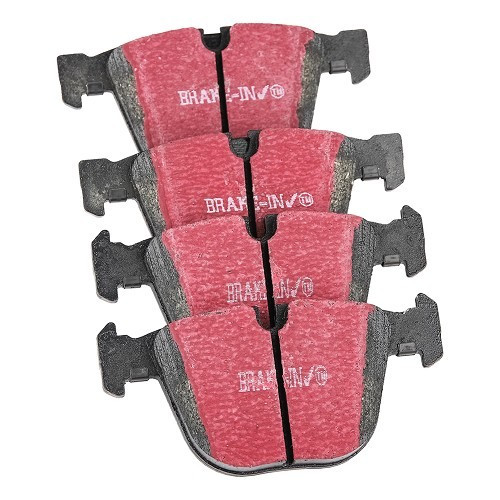  Set of EBC Blackstuff rear brake pads for BMW E60/E61 - BH50416 