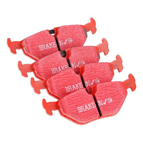  Pastillas de freno traseras EBC de color rojo para BMW Z3 (E36) - BH51104 