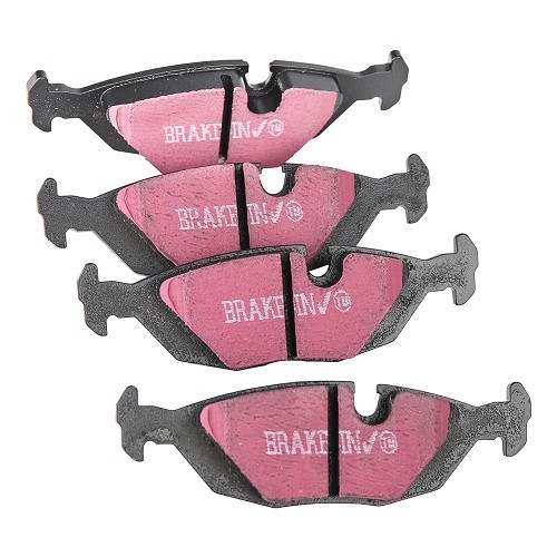  Black EBC rear brake pads for BMW E30 and E28 - BH51200 