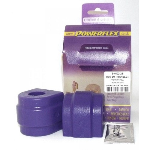  Silentbloc per barra antirollio anteriore POWERFLEX 24 mm per BMW E46 - BJ41138 