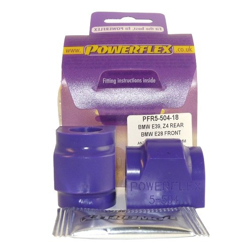  POWERFLEX Silentblocks para barra estabilizadora traseira para BMW E36, diâmetro 18mm - por 2 - BJ41142 