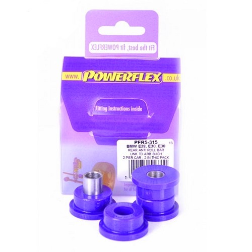  Silentblocks delantera POWERFLEX para bieletas de barra estabilizadora trasera para BMW E36 - BJ41143 