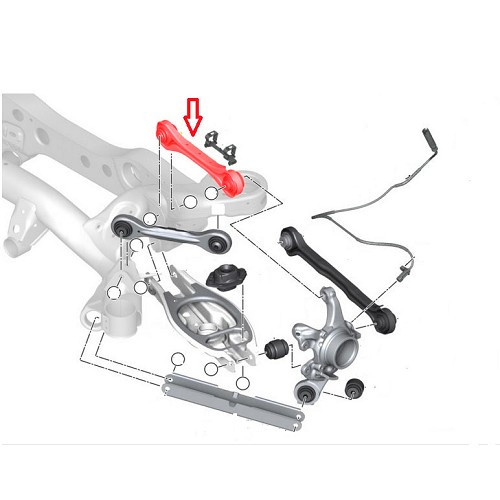 Brazo transversal en eje trasero para BMW E90/E91/E92/E93 - BJ42057