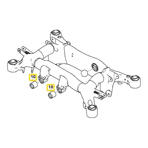 Front bush for rear drive axle for BMW E60/E61 - BJ42131