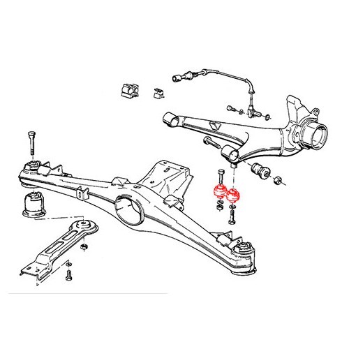 Lenkhebel an Hinterradschwinge für Bmw Serie 7 E32 (10/1985-08/1994) - BJ42174