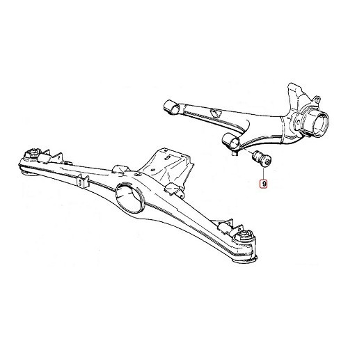  Silentblocs sur bras oscillant arrière pour Bmw Série 7 E23 (09/1982-06/1986) - BJ42199-1 