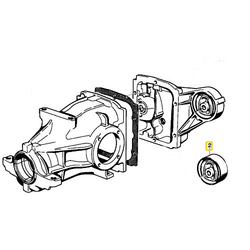  Silentblock Achsschenkel für Bmw Serie 3 E36 Compact (06/1993-08/2000) - BJ42274-1 