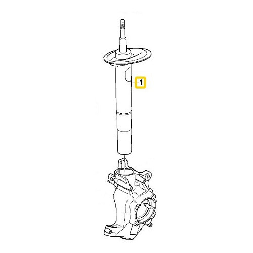 Originele schokdemper voor Bmw 5-serie E39 Sedan (02/1995-07/2003) - BJ44549