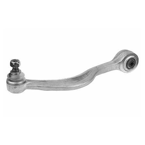 Lower right-hand aluminium suspension arm with silent block and ball joint for BMW E34