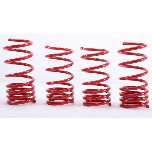 Kit of 4 short lowering springs -50mm front and rear for BMW E10