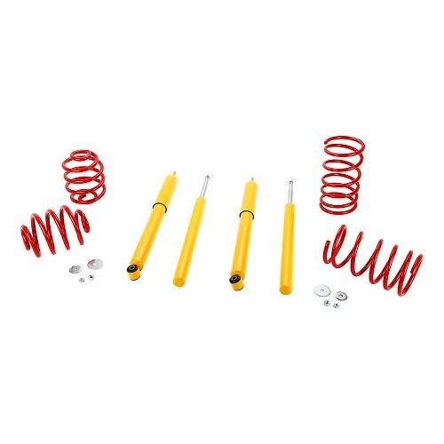  Kit suspensions sport -40/-40mm sélection MECATECHNIC pour BMW série 3 E30 6 cylindres - jambe de force 45mm - BJ76016 