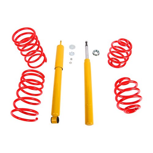 Sport suspension kit -40/-40mm MECATECHNIC selection for BMW 3 series E30 6 cylinders - strut 51mm