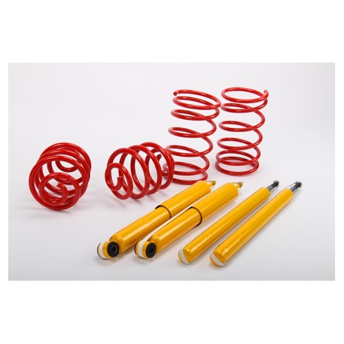 Sport suspension kit -60/-40mm MECATECHNIC selection for BMW 3 Series E30 6 cylinders - strut 51mm - BJ76028