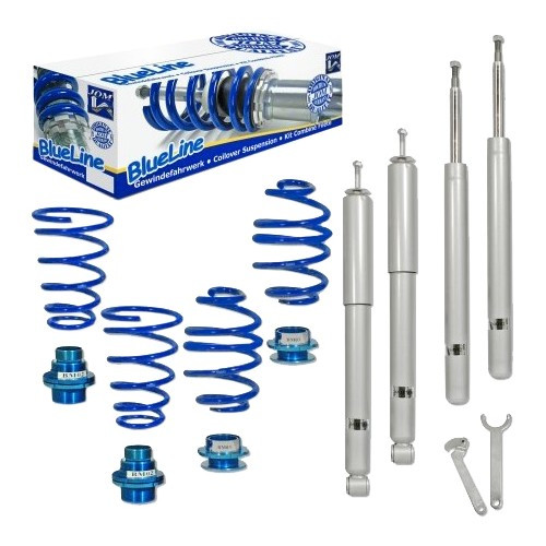  Kit combinés filetés Blue Line pour Bmw Série 3 E30 (07/1982-08/1994) - 51mm - BJ76055 