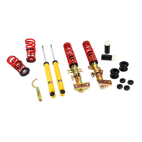  Kit de combinação roscada MTS TECHNIK Street Series para BMW 3 Series E36 Sedan Touring Coupé e Convertible 4 e 6 cilindros (06/1992-10/1999) - BJ77036 