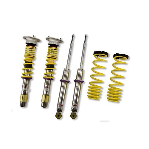  KW schroefdraad combinatie kit V3 lijn versie voor BMW 5 serie E39 M5 (10/1997-06/2003) - instelbare rebound en compressie - BJ77219 