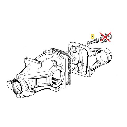 Transmetteur d'impulsion de compteur de vitesse pour Bmw Série 3 E30 (12/1981-09/1987) - Phase 1 - BJ80102