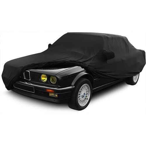  Capa Coverlux feita à medida para BMW E30 descapotável - preto - BK35882-3 