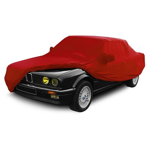 Capa Coverlux feita à medida para BMW E30 descapotável - vermelho - BK35883