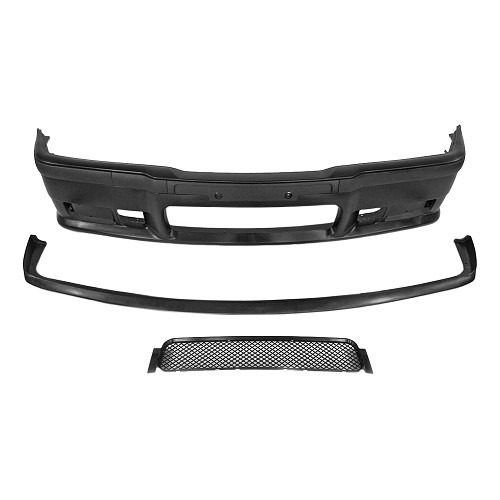 Parachoques delantero look M3 en ABS con spoiler extraíble para BMW serie 3 E36 (10/1990-07/2000)