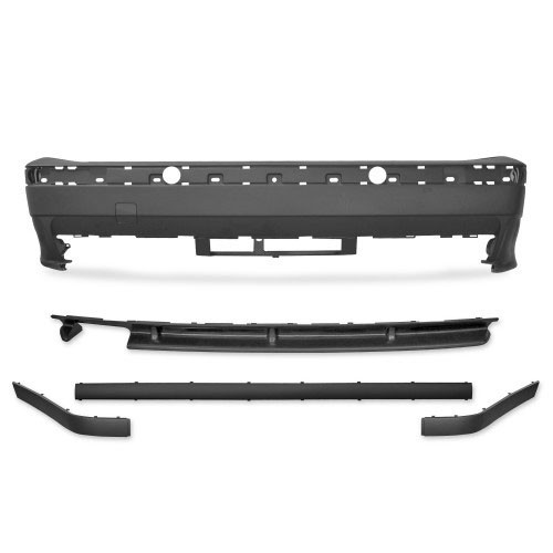  Stoßstangen hinten M3 Look in ABS für BMW 3er E36 Limousine Touring Coupé und Cabriolet (11/1989-12/1999) - BK50334 