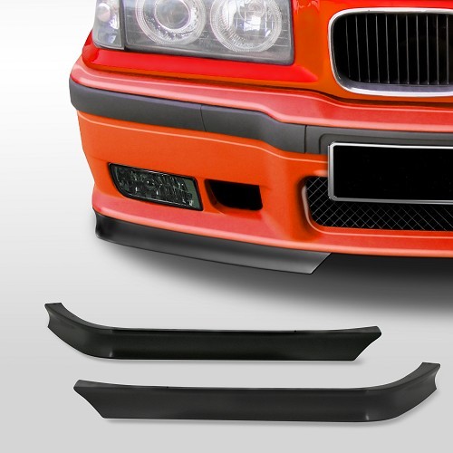 Aletas de parachoques delantero M3 look para BMW Serie 3 E36 Compact Touring Berlina Coupé y Cabriolet (11/1989-08/2000) - por par - BK51201