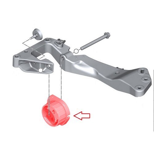 Silentblock Getriebe für BMW E90/E91/E92 - BS10327