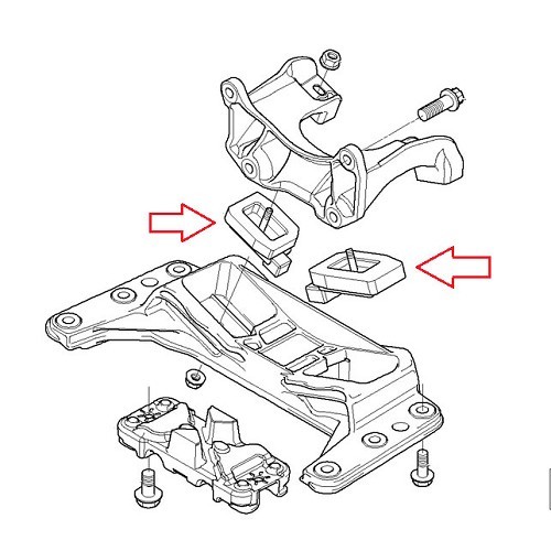 Silenciador de caixa de velocidades para BMW E60/E61 - BS10329