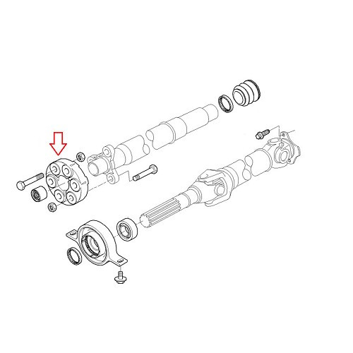 Flector de transmisión 110 mm para BMW E90/E91/E92/E93 - BS40031