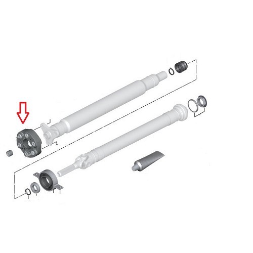 Flector de transmissão de 140 mm para BMW E90/E91/E91/E92/E93 - BS40038