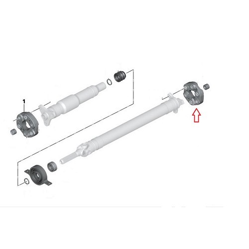 Flektor Getriebe 140 mm für BMW E81-E82-E87-E88 - BS40048