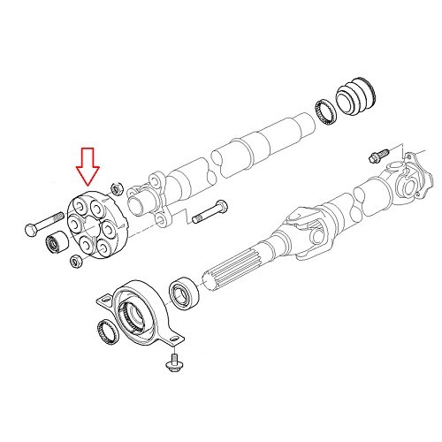 Flector de transmission 135mm pour BMW série 1 E81-E82-E87-E88 116d à 130i - BS40059