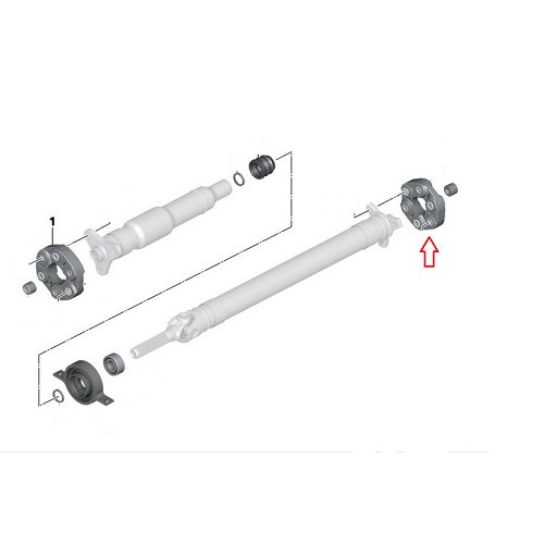 FEBI Getriebe Flector für Bmw X5 E70 und Lci (07/2008-06/2013) - BS40090