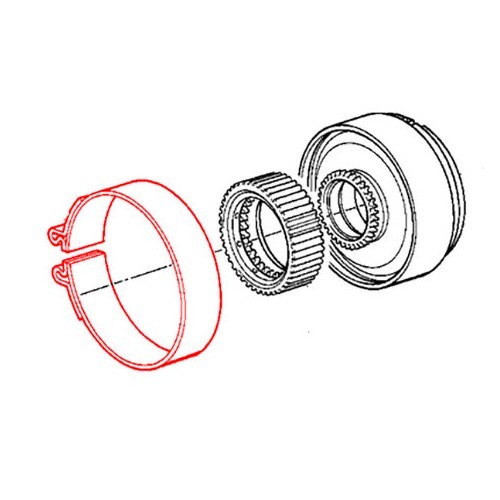 Bremsband für BVA BMW E36 - BS41112