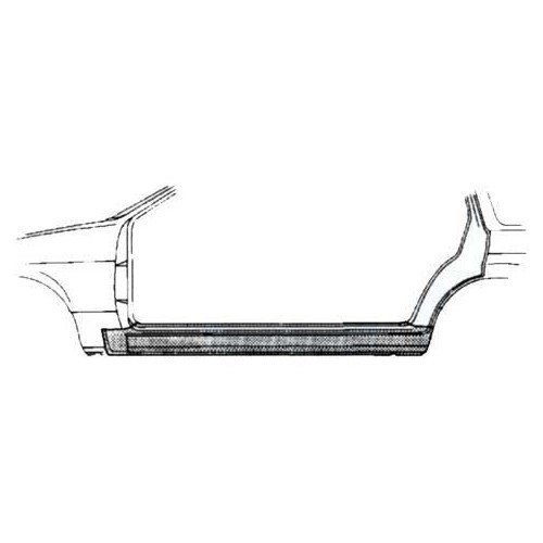 Seitenschweller links für BMW E30 2-Türer außer Cabrio - BT10121