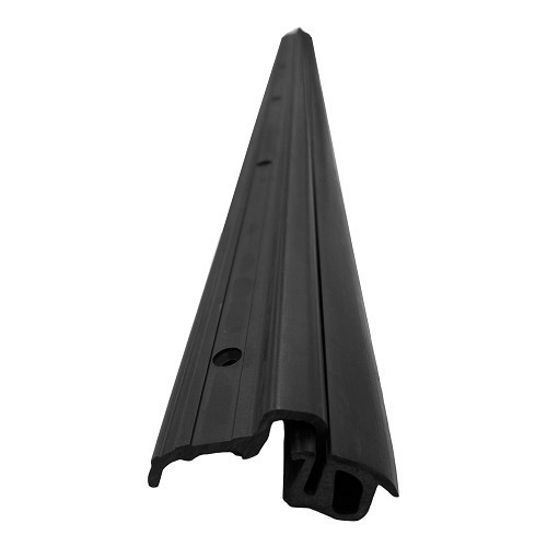 Left and right door sills in original black plastic with seals for BMW 02 Series E10 phase 1 (03/1966-04/1972) - per pair - BT11132