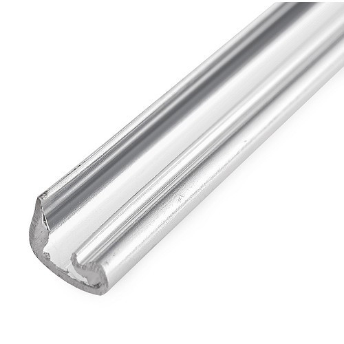 Chromed roof gutter molding in polished aluminum for BMW 02 Series E10 Sedan (03/1966-07/1977) - driver side - BT20001