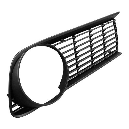 Rejilla frontal para el borde del faro derecho negro para BMW Serie 02 E10 fase 2 (09/1973-07/1977) - BT20002