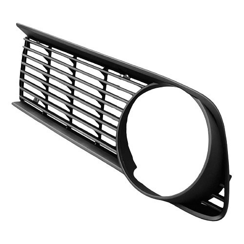 Grille de calandre pourtour de phare gauche noire pour BMW Série 02 E10 phase 2 (09/1973-07/1977) - BT20003