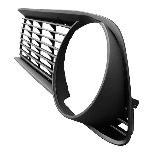 Grille de calandre pourtour de phare gauche noire pour BMW Série 02 E10 phase 2 (09/1973-07/1977) - BT20003