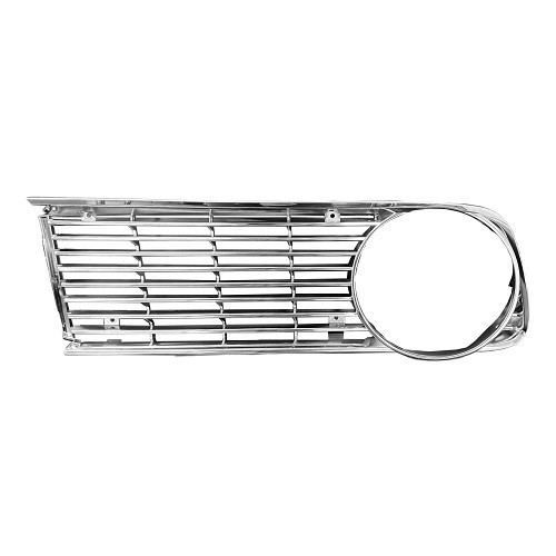  Grilles de calandre pourtour de phare droit et gauche chromées pour BMW Série 02 E10 phase 2 (09/1973-07/1977) - BT20009-4 