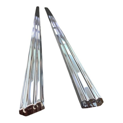 Left and right chromed rocker panel mouldings for BMW 02 Series E10 phase 1 and 2 (03/1966-07/1977) - per pair - BT20010