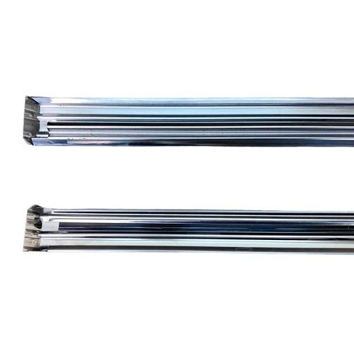 Left and right chromed rocker panel mouldings for BMW 02 Series E10 phase 1 and 2 (03/1966-07/1977) - per pair - BT20010