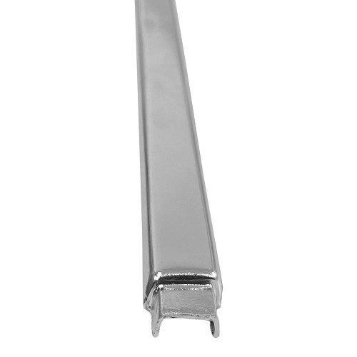 Verchroomde aluminium sierlijst tussen lampen op achterskirt voor BMW 02 Serie E10 fase 2 (09/1973-07/1977) - BT20011