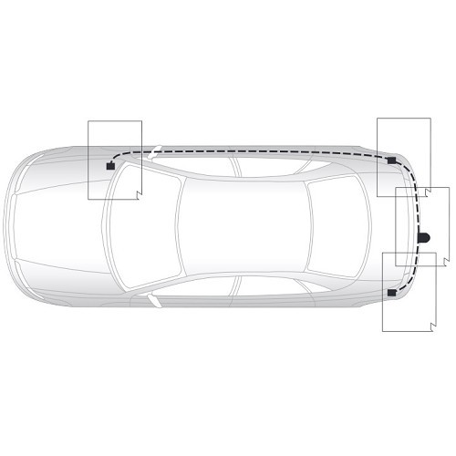  Cablaggio a 13 poli per BMW SERIE 5 E39 FASE 2 (2000 - 2005) - BW00018-2 