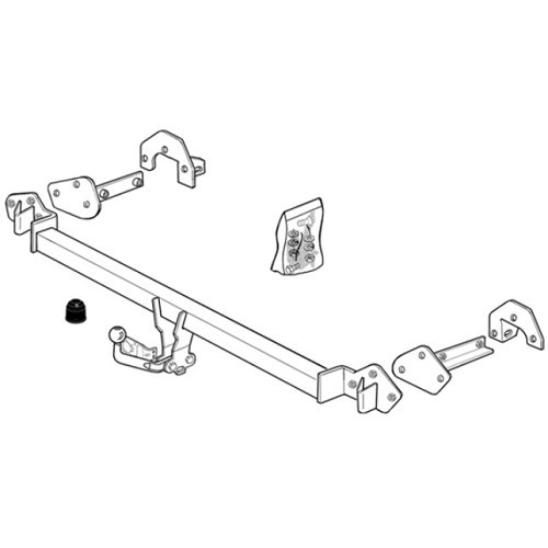 BRINK hitch for BMW 3 series E46 Compact Saloon and Coupé (1998-2006) - BW00058
